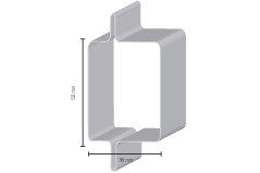 PERFIL P/PUERTA K-200 6MT.C-20 ( 9.12 K/PZA. )