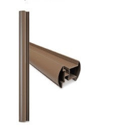 POSTE DE ALUM. BCO 1.80 MTS P/REJA FLOR./MILAN