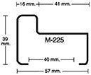 PERFIL P/MARCO M-225 C-20 ( 5.9 K/PZA. )